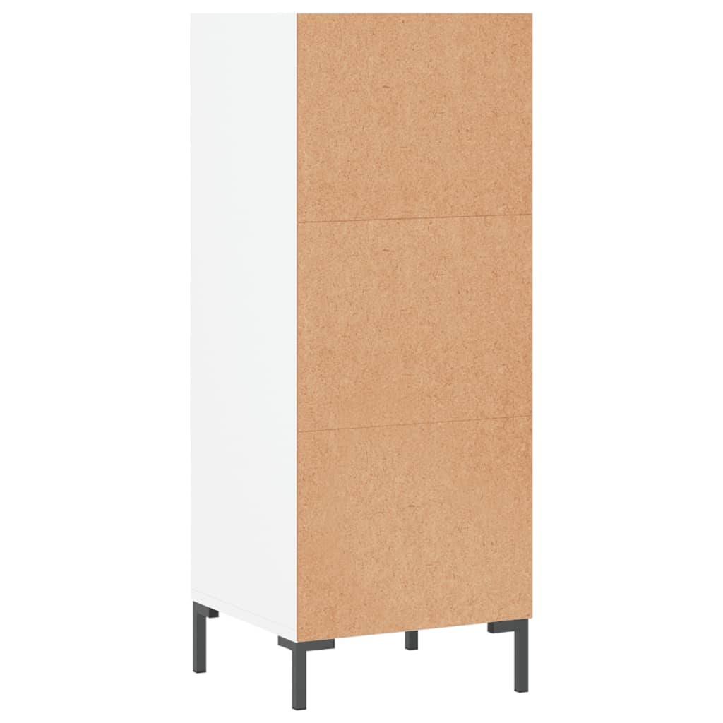 vidaXL Servantă, alb, 34,5x32,5x90 cm, lemn prelucrat vidaXL Servantă, alb, 34,5x32,5x90 cm, lemn prelucrat