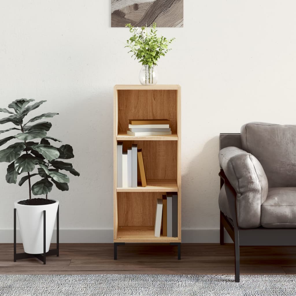 vidaXL Servantă, stejar sonoma, 34,5x32,5x90 cm, lemn compozit vidaXL Servantă, stejar sonoma, 34,5x32,5x90 cm, lemn compozit