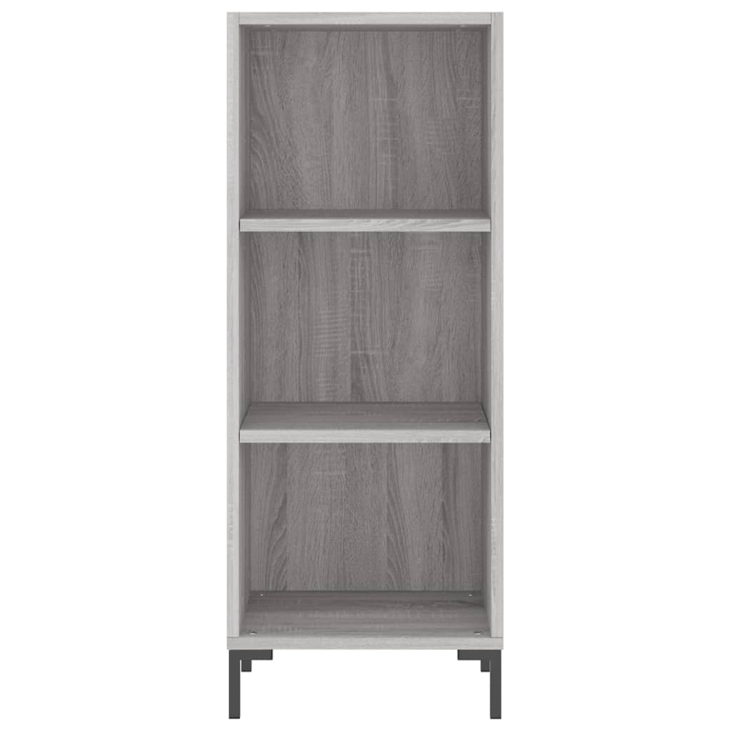 vidaXL Servantă, gri sonoma, 34,5x32,5x90 cm, lemn compozit vidaXL Servantă, gri sonoma, 34,5x32,5x90 cm, lemn compozit