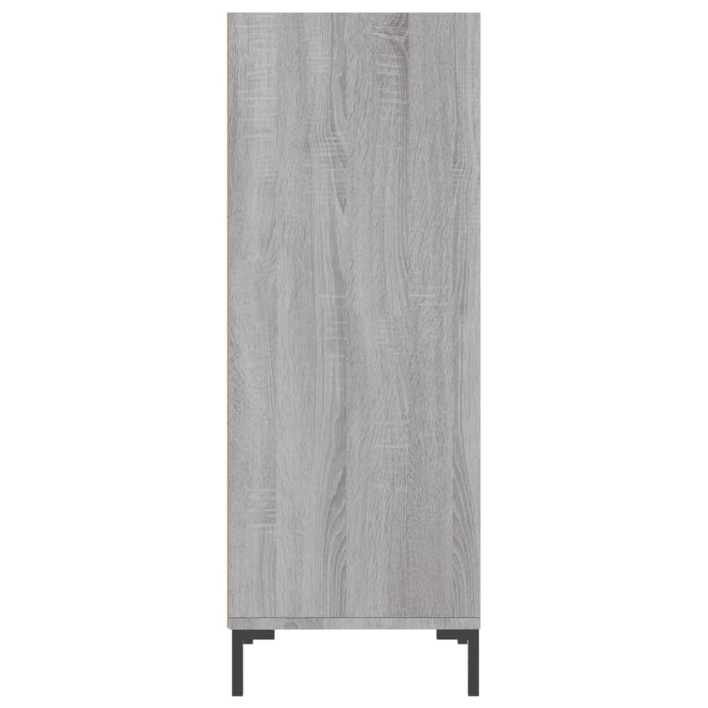 vidaXL Servantă, gri sonoma, 34,5x32,5x90 cm, lemn compozit vidaXL Servantă, gri sonoma, 34,5x32,5x90 cm, lemn compozit