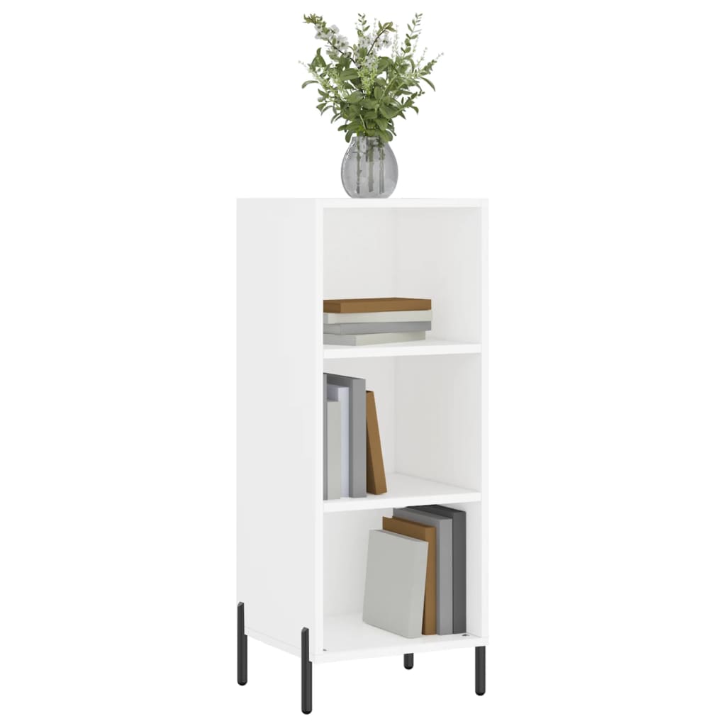 vidaXL Servantă, alb, 34,5x32,5x90 cm, lemn prelucrat vidaXL Servantă, alb, 34,5x32,5x90 cm, lemn prelucrat
