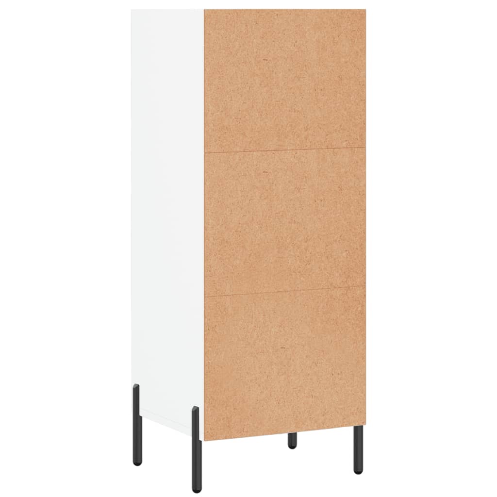 vidaXL Servantă, alb, 34,5x32,5x90 cm, lemn prelucrat vidaXL Servantă, alb, 34,5x32,5x90 cm, lemn prelucrat