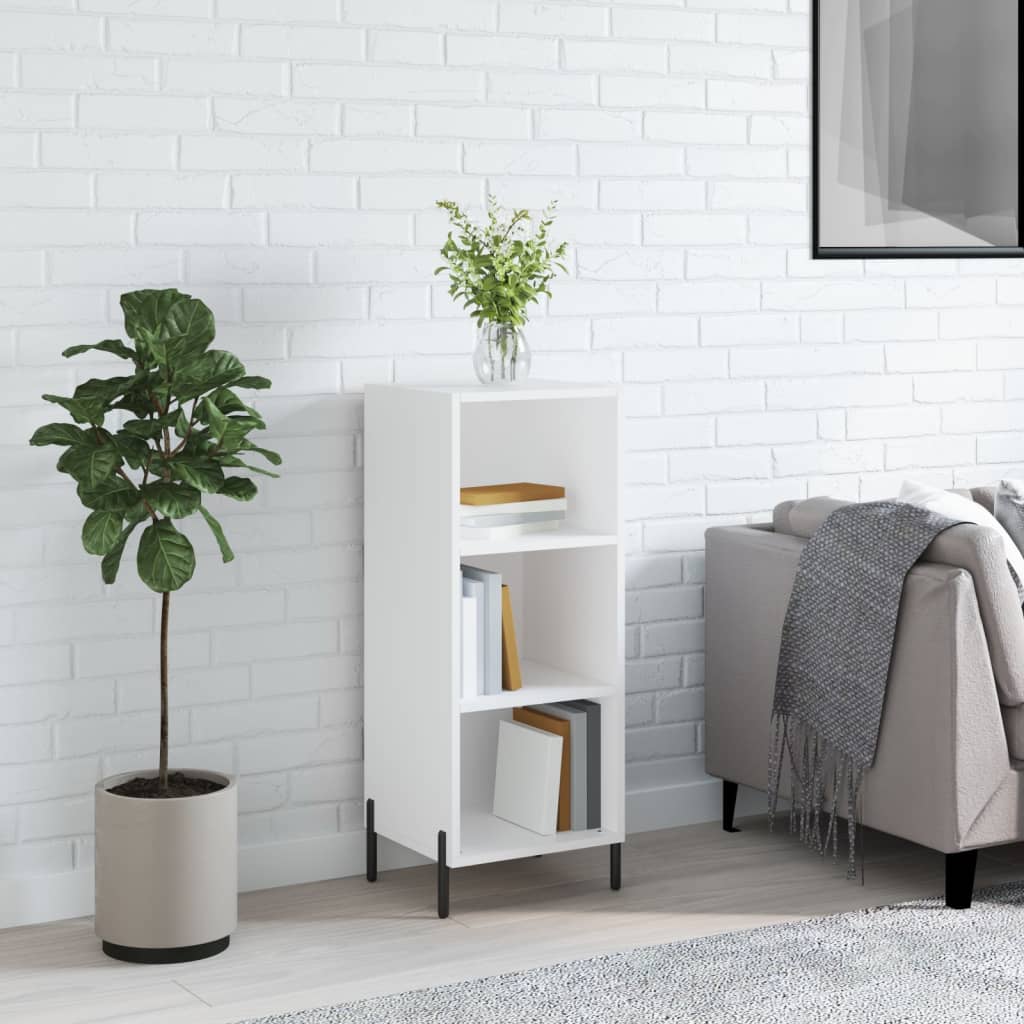 vidaXL Servantă, alb, 34,5x32,5x90 cm, lemn prelucrat vidaXL Servantă, alb, 34,5x32,5x90 cm, lemn prelucrat