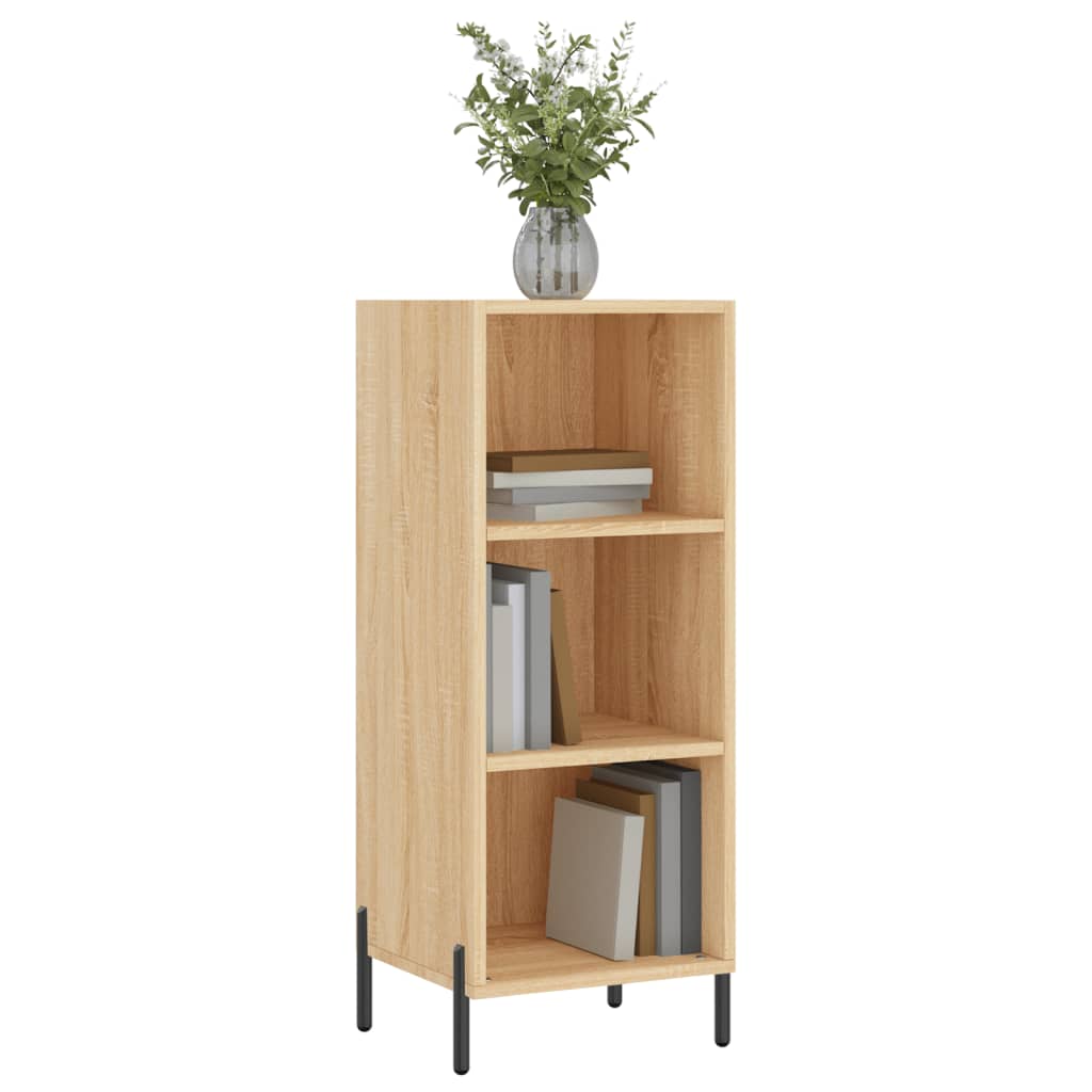 vidaXL Servantă, stejar sonoma, 34,5x32,5x90 cm, lemn compozit