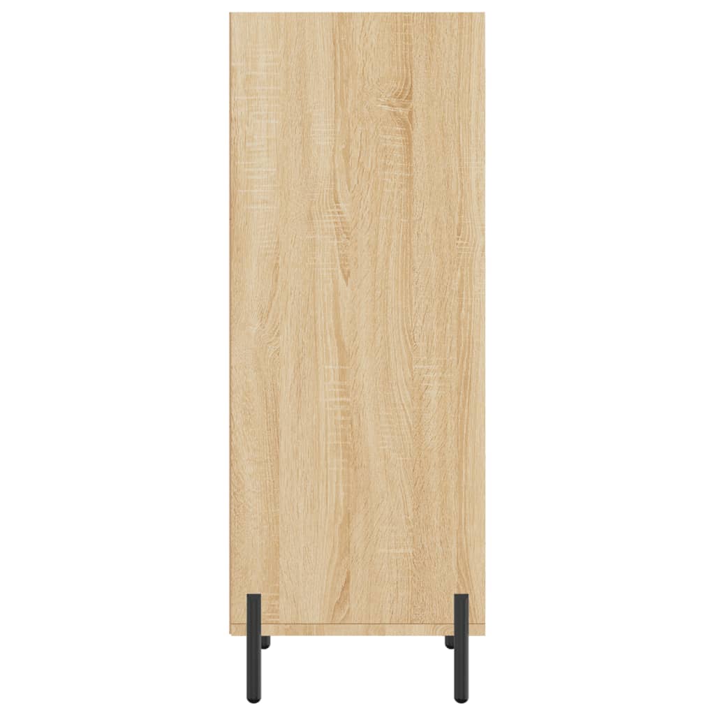 vidaXL Servantă, stejar sonoma, 34,5x32,5x90 cm, lemn compozit