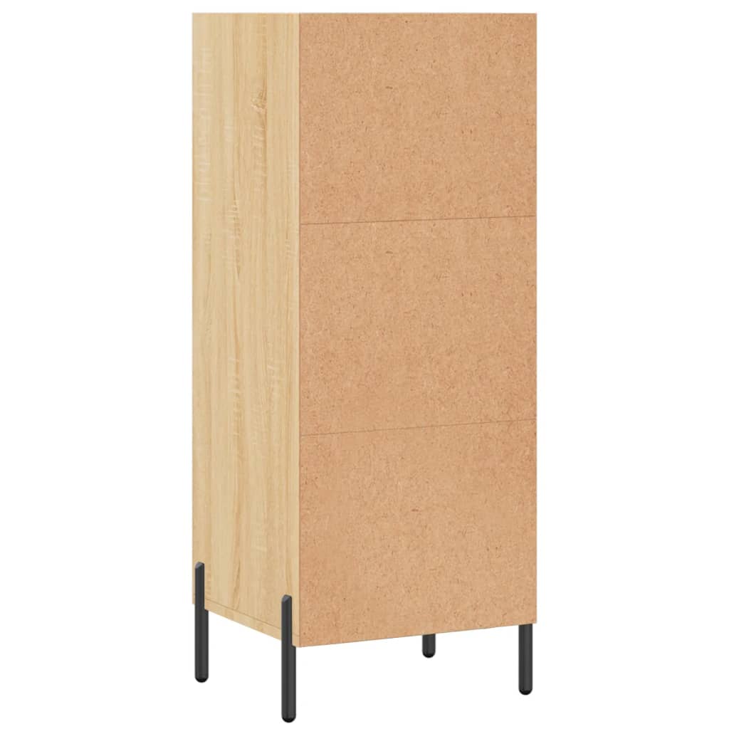 vidaXL Servantă, stejar sonoma, 34,5x32,5x90 cm, lemn compozit