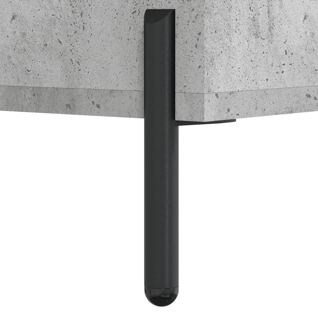 vidaXL Servantă, gri beton, 34,5x32,5x90 cm, lemn prelucrat