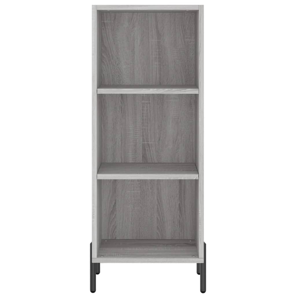 vidaXL Servantă, gri sonoma, 34,5x32,5x90 cm, lemn compozit vidaXL Servantă, gri sonoma, 34,5x32,5x90 cm, lemn compozit