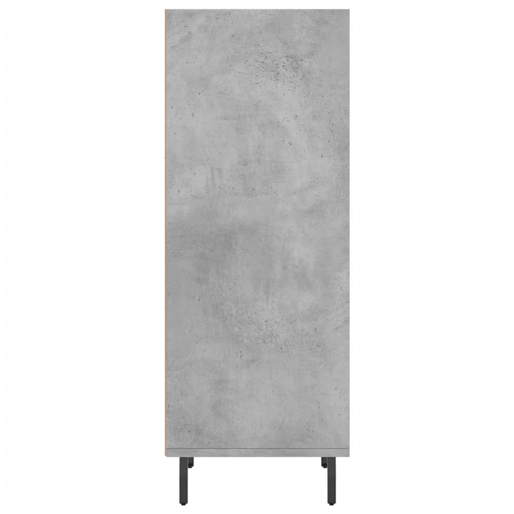 vidaXL Servantă, gri beton, 34,5x32,5x90 cm, lemn prelucrat vidaXL Servantă, gri beton, 34,5x32,5x90 cm, lemn prelucrat