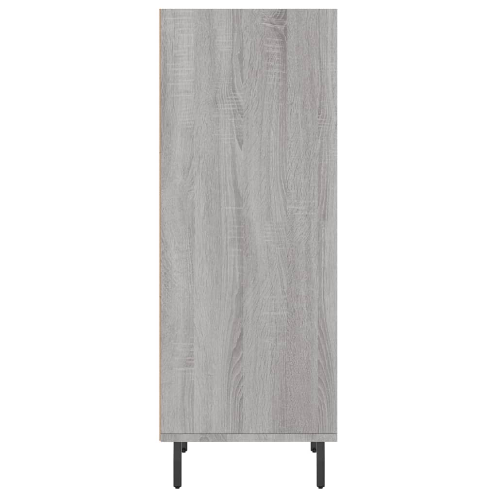 vidaXL Servantă, gri sonoma, 34,5x32,5x90 cm, lemn compozit vidaXL Servantă, gri sonoma, 34,5x32,5x90 cm, lemn compozit