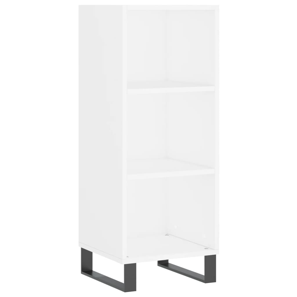 vidaXL Servantă, alb, 34,5x32,5x90 cm, lemn prelucrat vidaXL Servantă, alb, 34,5x32,5x90 cm, lemn prelucrat