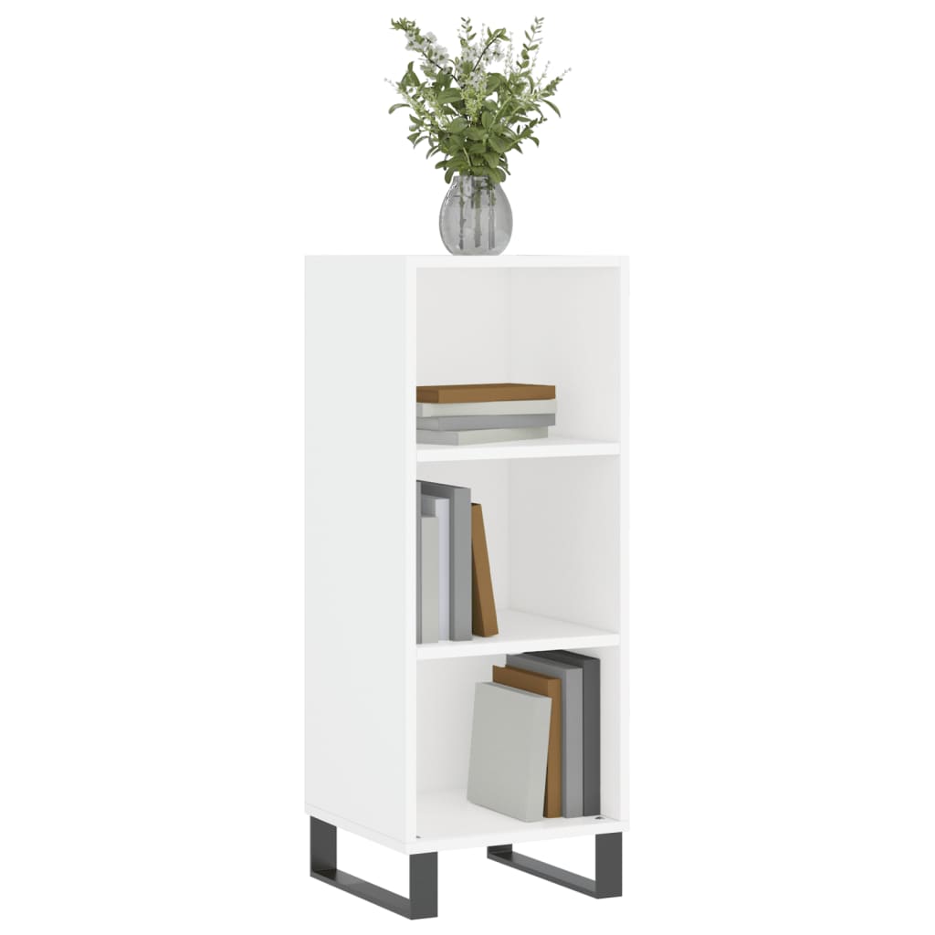 vidaXL Servantă, alb, 34,5x32,5x90 cm, lemn prelucrat vidaXL Servantă, alb, 34,5x32,5x90 cm, lemn prelucrat