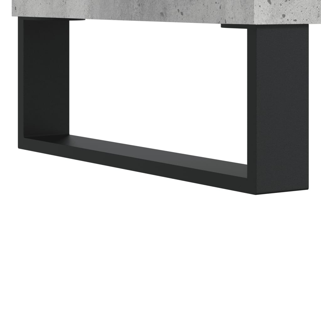 vidaXL Servantă, gri beton, 34,5x32,5x90 cm, lemn prelucrat vidaXL Servantă, gri beton, 34,5x32,5x90 cm, lemn prelucrat