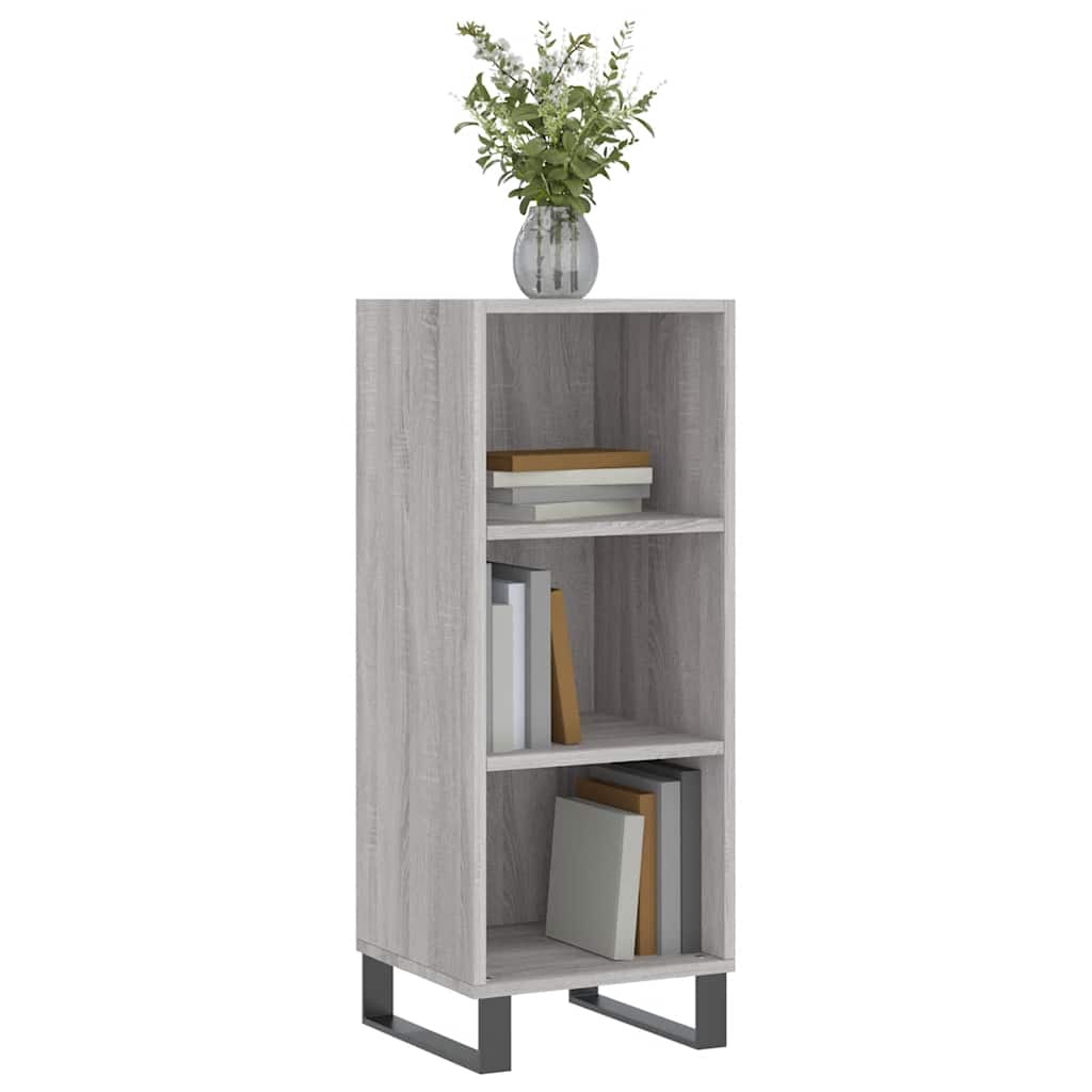vidaXL Servantă, gri sonoma, 34,5x32,5x90 cm, lemn compozit vidaXL Servantă, gri sonoma, 34,5x32,5x90 cm, lemn compozit