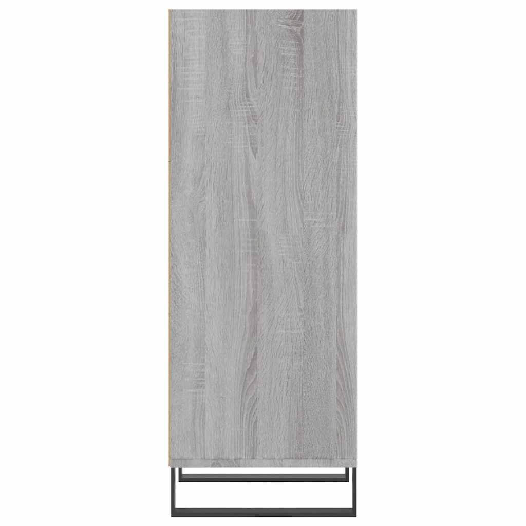 vidaXL Servantă, gri sonoma, 34,5x32,5x90 cm, lemn compozit vidaXL Servantă, gri sonoma, 34,5x32,5x90 cm, lemn compozit