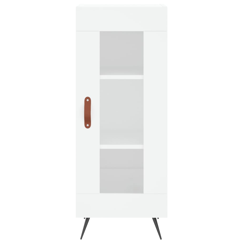 vidaXL Servantă, alb, 34,5x34x90 cm, lemn compozit vidaXL Servantă, alb, 34,5x34x90 cm, lemn compozit