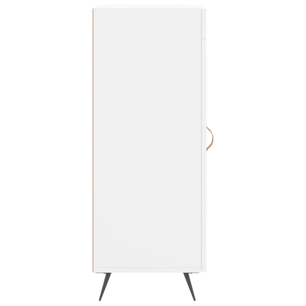 vidaXL Servantă, alb, 34,5x34x90 cm, lemn compozit vidaXL Servantă, alb, 34,5x34x90 cm, lemn compozit