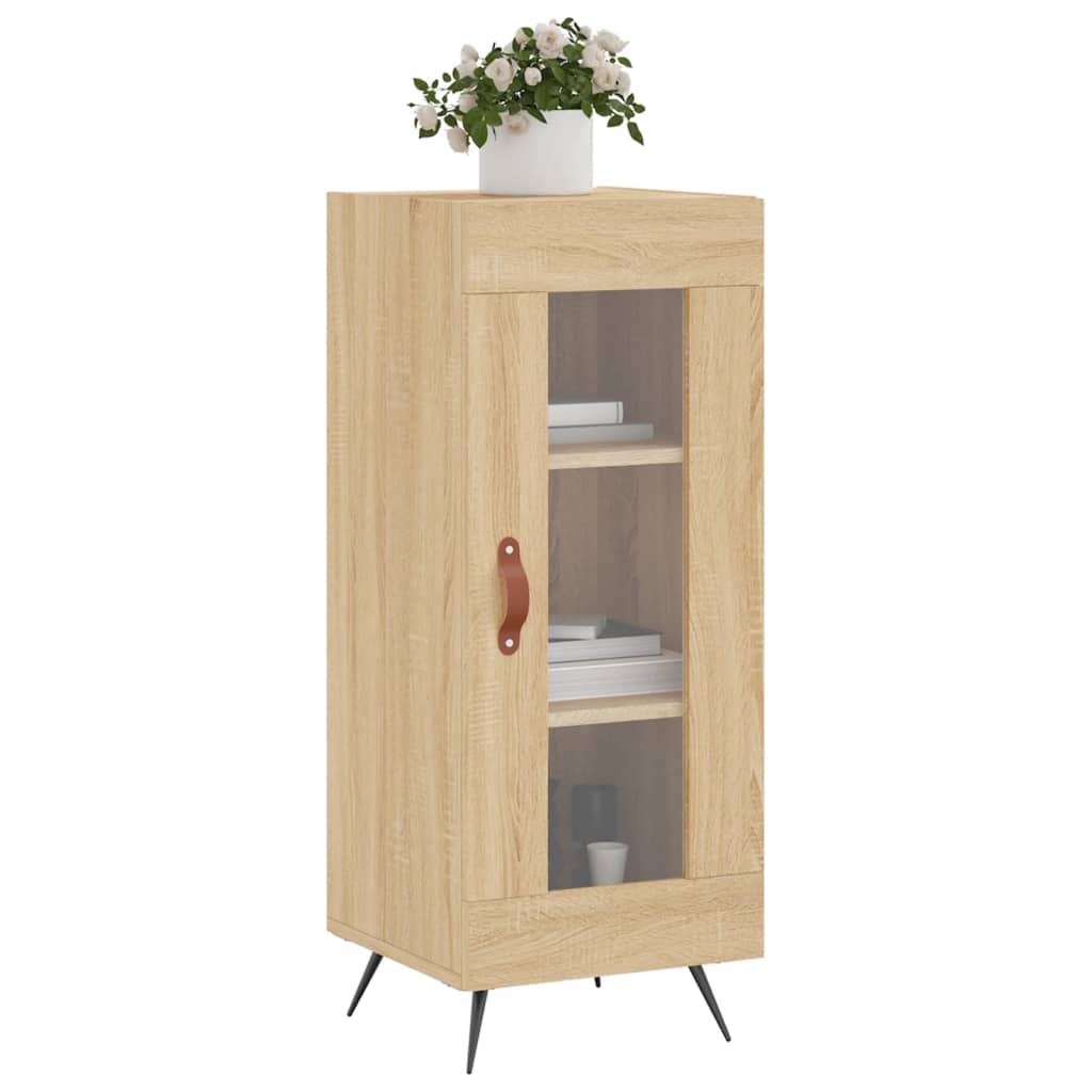 vidaXL Servantă, stejar sonoma, 34,5x34x90 cm, lemn compozit vidaXL Servantă, stejar sonoma, 34,5x34x90 cm, lemn compozit
