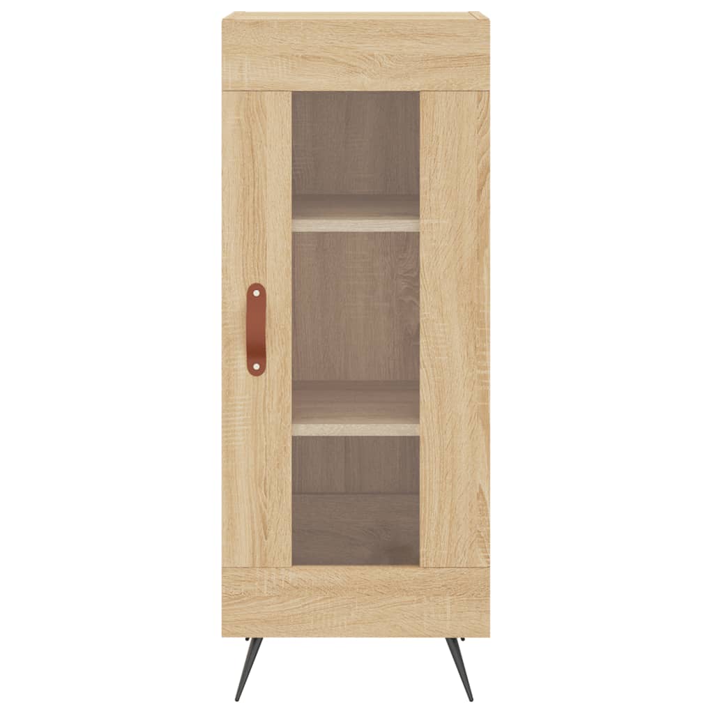 vidaXL Servantă, stejar sonoma, 34,5x34x90 cm, lemn compozit vidaXL Servantă, stejar sonoma, 34,5x34x90 cm, lemn compozit