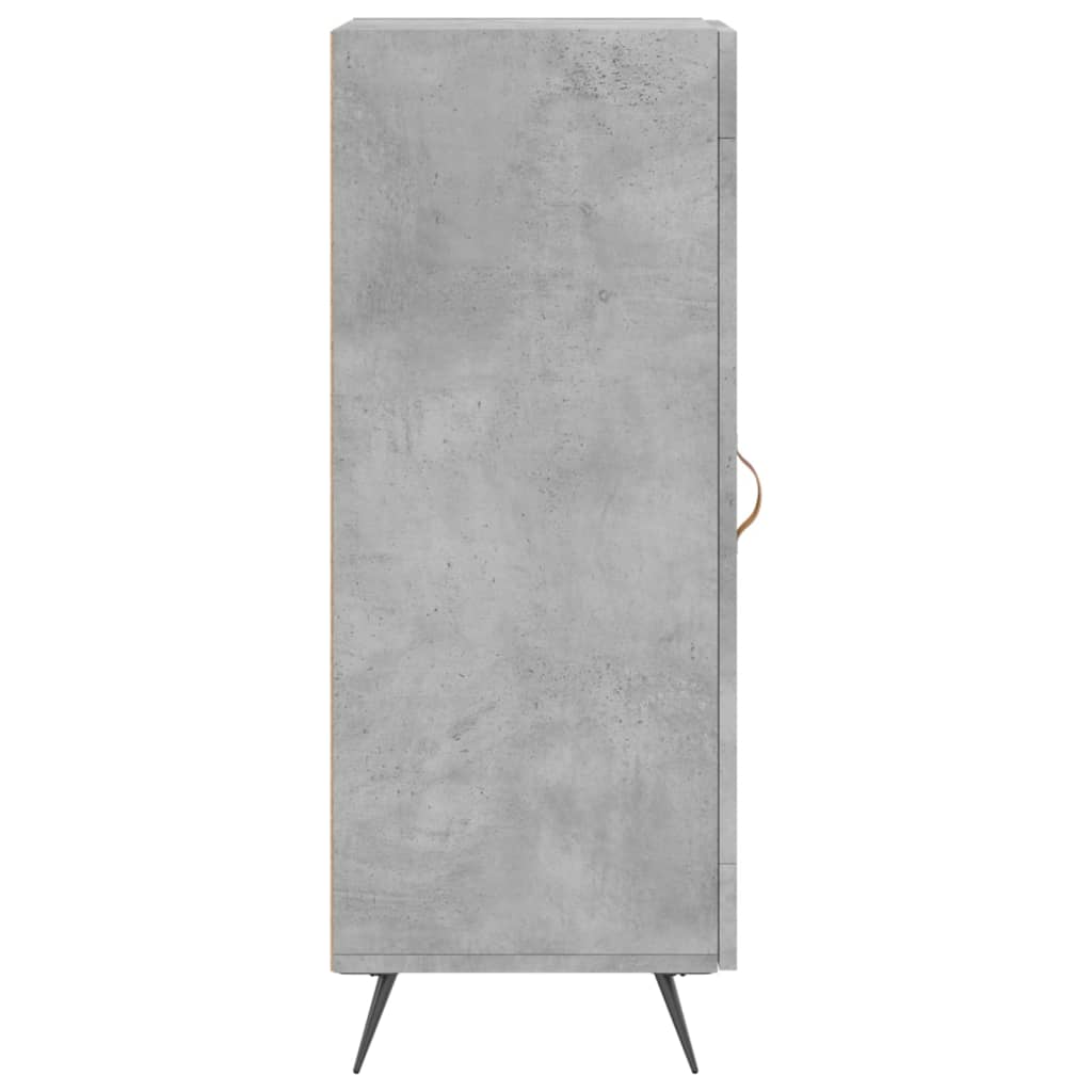 vidaXL Servantă, gri beton, 34,5x34x90 cm, lemn compozit vidaXL Servantă, gri beton, 34,5x34x90 cm, lemn compozit