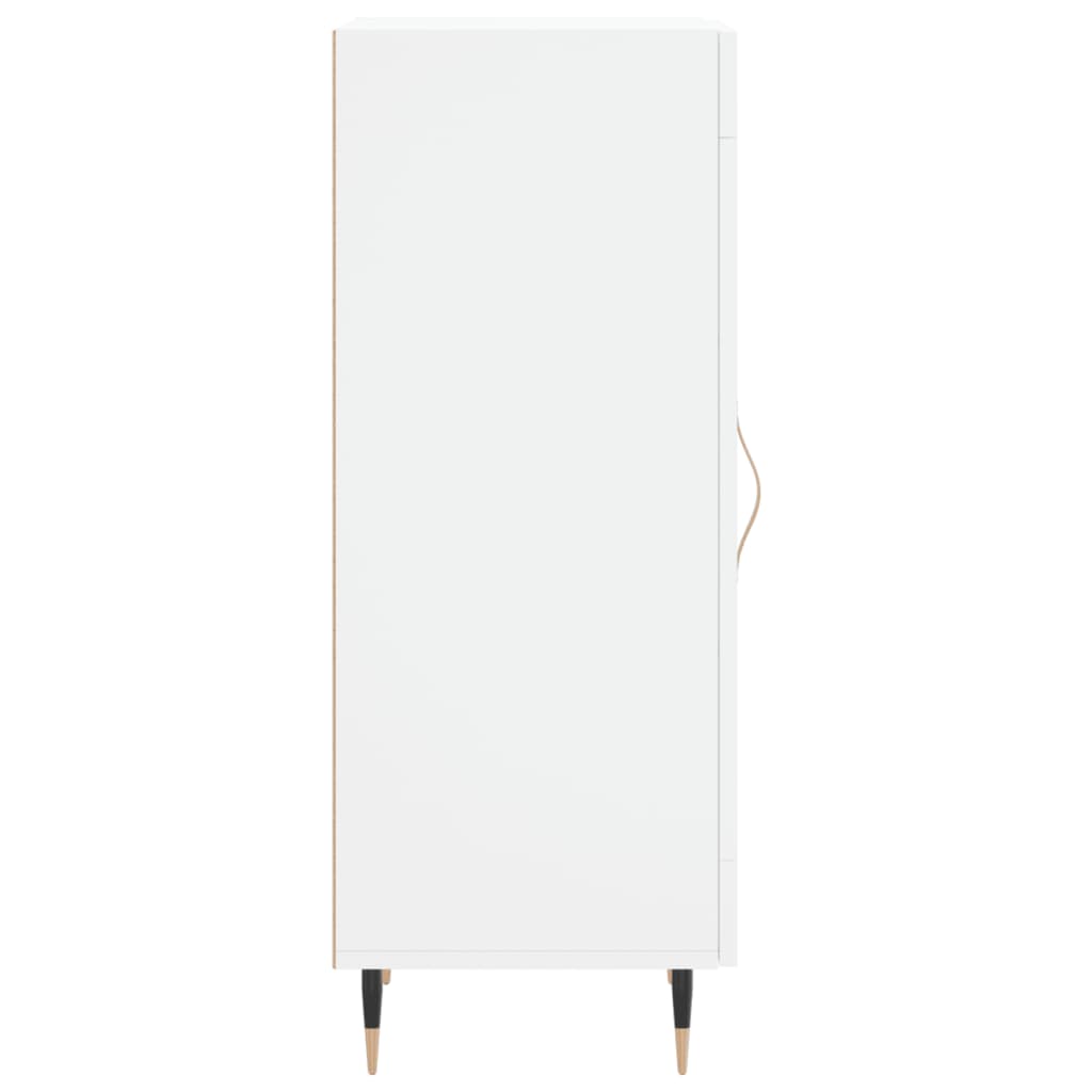 vidaXL Servantă, alb, 34,5x34x90 cm, lemn compozit vidaXL Servantă, alb, 34,5x34x90 cm, lemn compozit