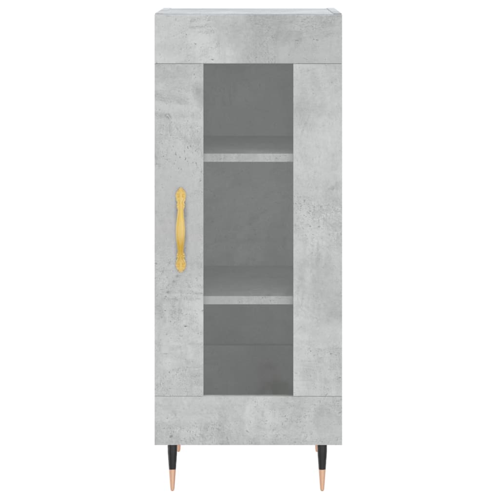 vidaXL Servantă, gri beton, 34,5x34x90 cm, lemn compozit vidaXL Servantă, gri beton, 34,5x34x90 cm, lemn compozit