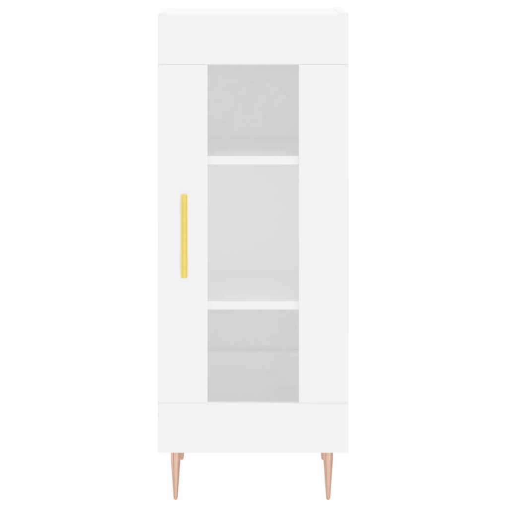 vidaXL Servantă, alb, 34,5x34x90 cm, lemn compozit vidaXL Servantă, alb, 34,5x34x90 cm, lemn compozit