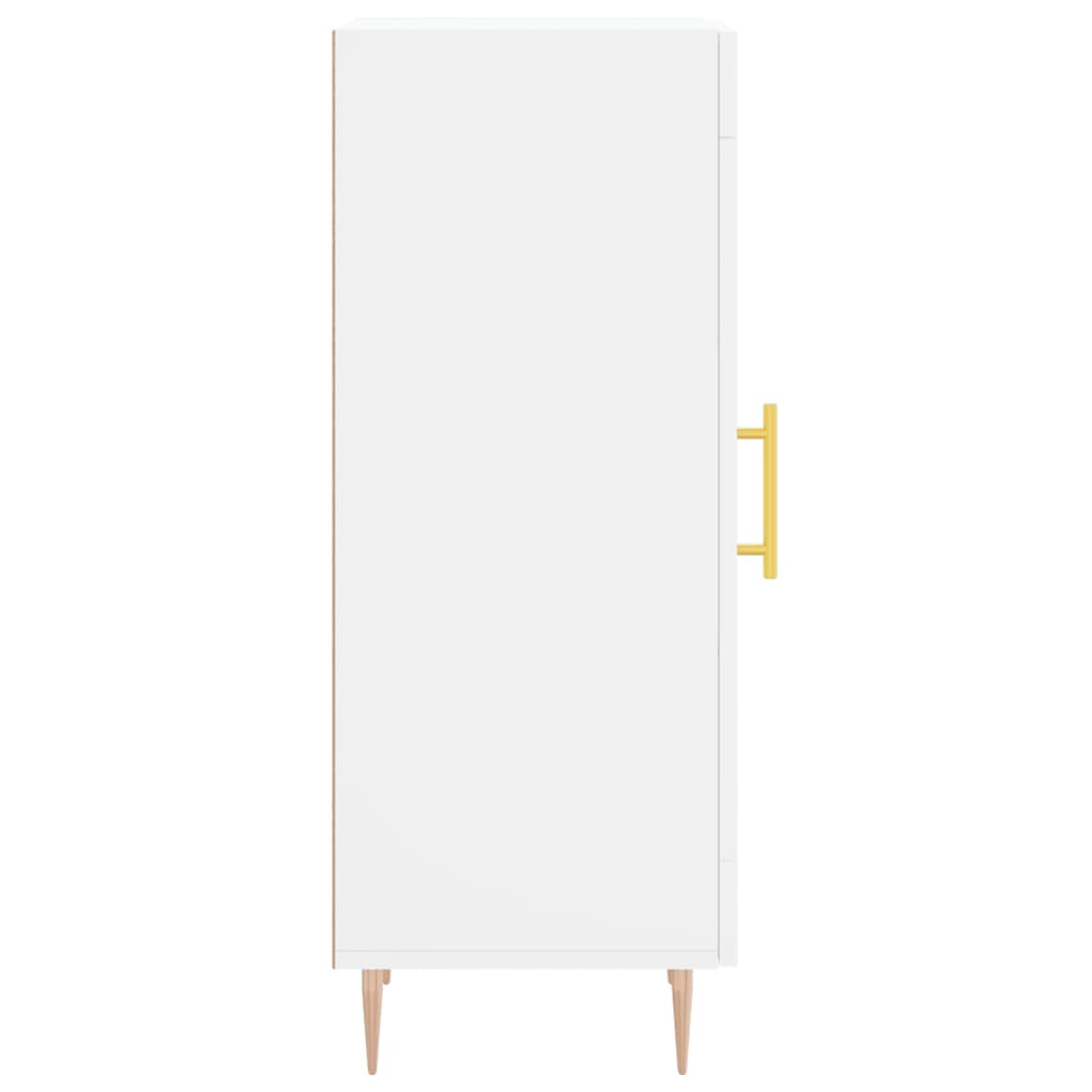 vidaXL Servantă, alb, 34,5x34x90 cm, lemn compozit vidaXL Servantă, alb, 34,5x34x90 cm, lemn compozit