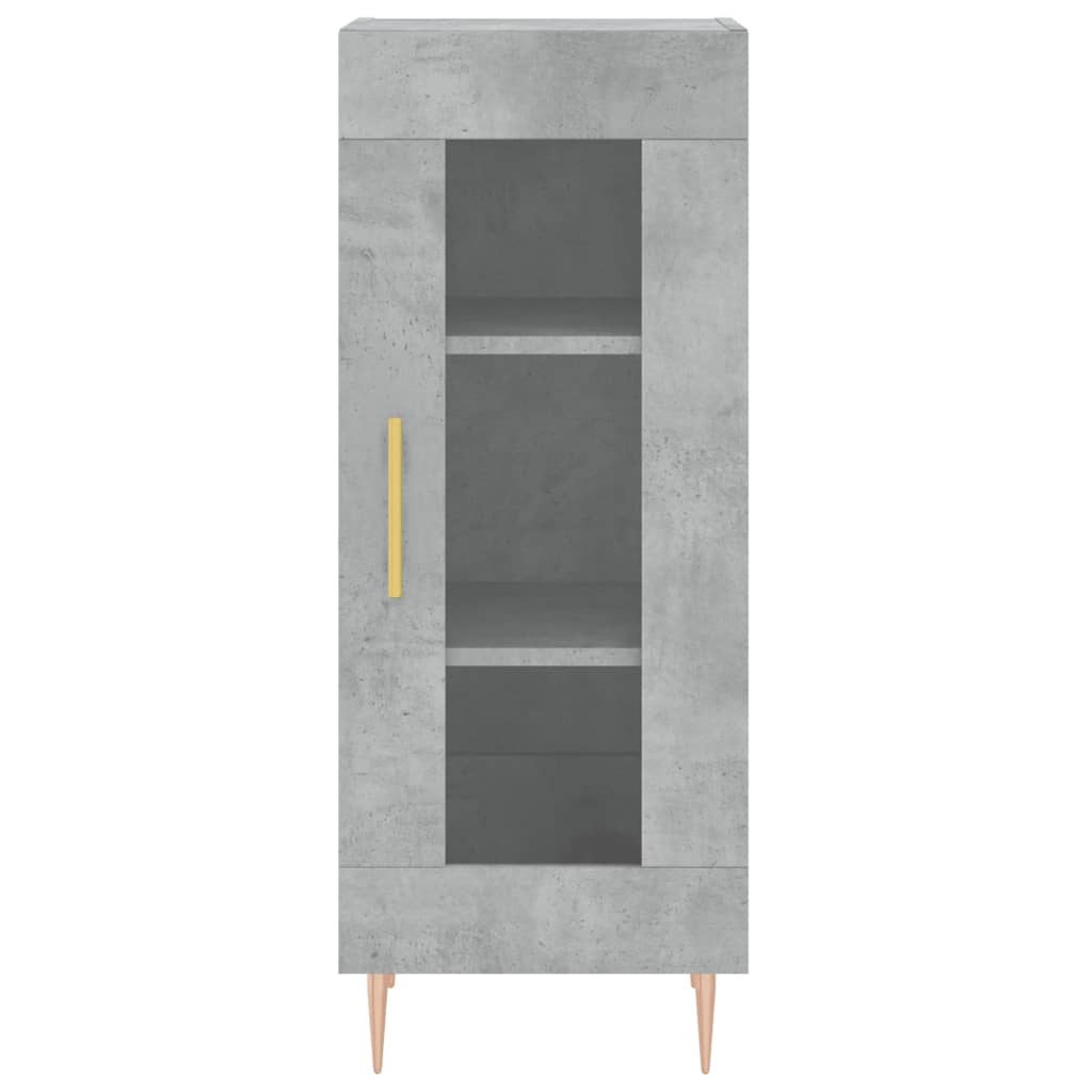 vidaXL Servantă, gri beton, 34,5x34x90 cm, lemn compozit vidaXL Servantă, gri beton, 34,5x34x90 cm, lemn compozit