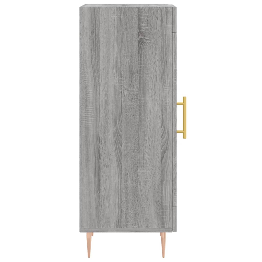 vidaXL Servantă, gri sonoma, 34,5x34x90 cm, lemn compozit vidaXL Servantă, gri sonoma, 34,5x34x90 cm, lemn compozit