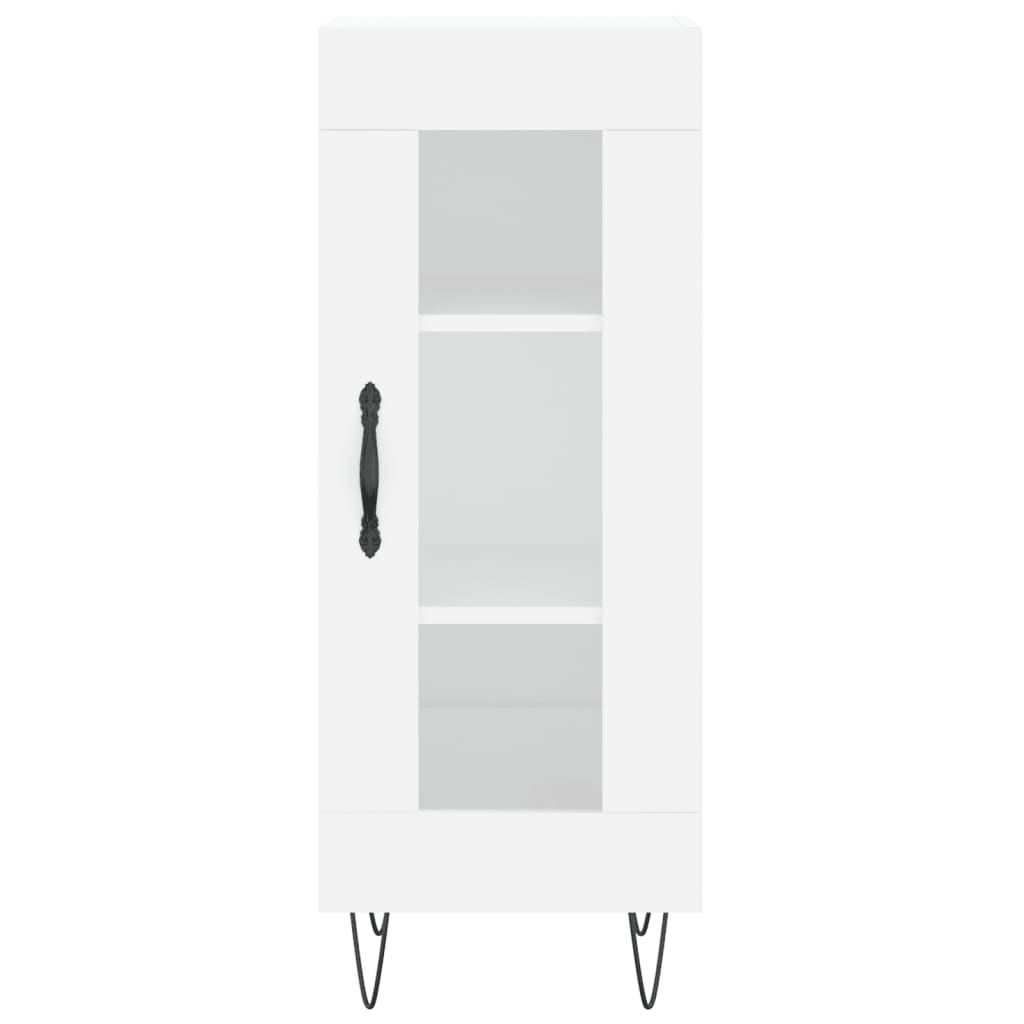 vidaXL Servantă, alb, 34,5x34x90 cm, lemn compozit vidaXL Servantă, alb, 34,5x34x90 cm, lemn compozit