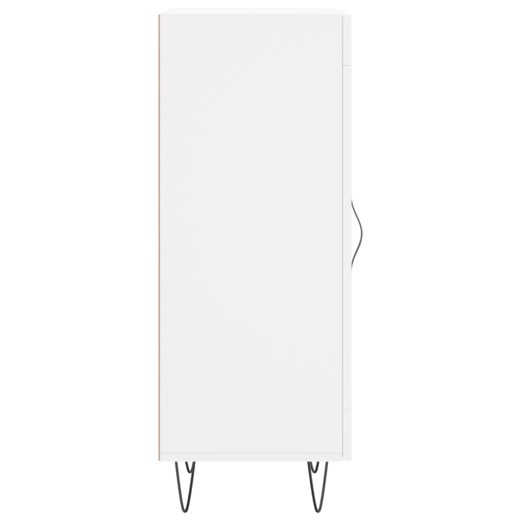 vidaXL Servantă, alb, 34,5x34x90 cm, lemn compozit vidaXL Servantă, alb, 34,5x34x90 cm, lemn compozit