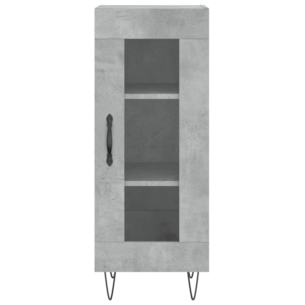 vidaXL Servantă, gri beton, 34,5x34x90 cm, lemn compozit vidaXL Servantă, gri beton, 34,5x34x90 cm, lemn compozit
