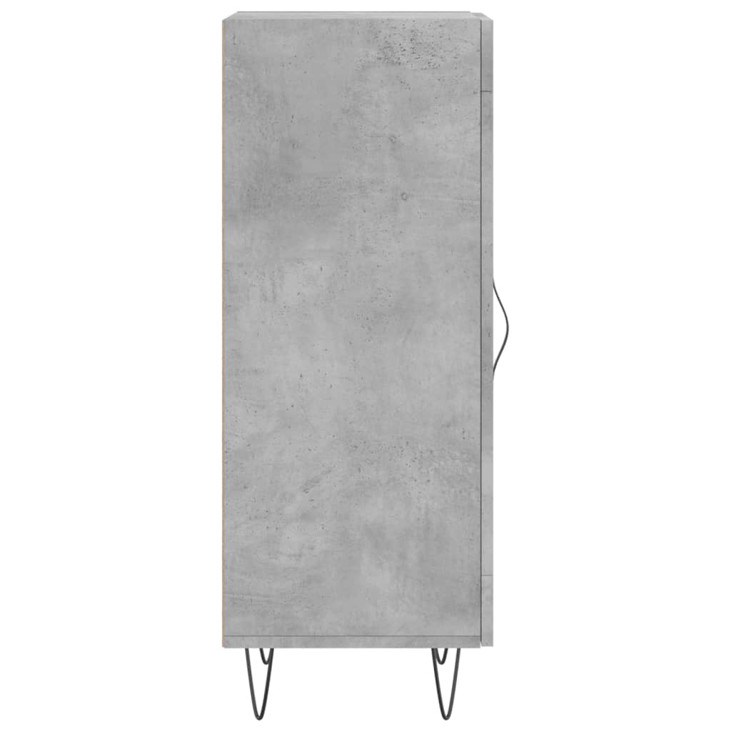 vidaXL Servantă, gri beton, 34,5x34x90 cm, lemn compozit vidaXL Servantă, gri beton, 34,5x34x90 cm, lemn compozit