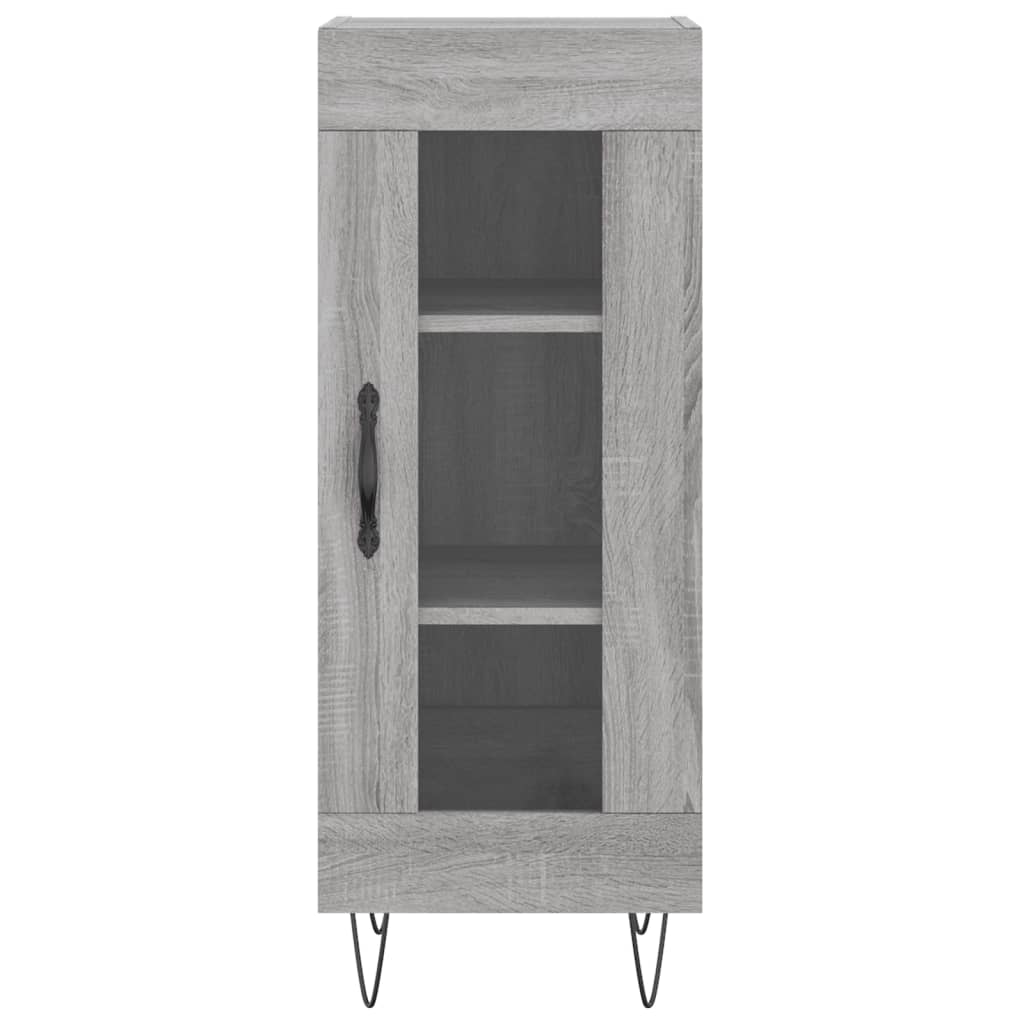 vidaXL Servantă, gri sonoma, 34,5x34x90 cm, lemn compozit vidaXL Servantă, gri sonoma, 34,5x34x90 cm, lemn compozit