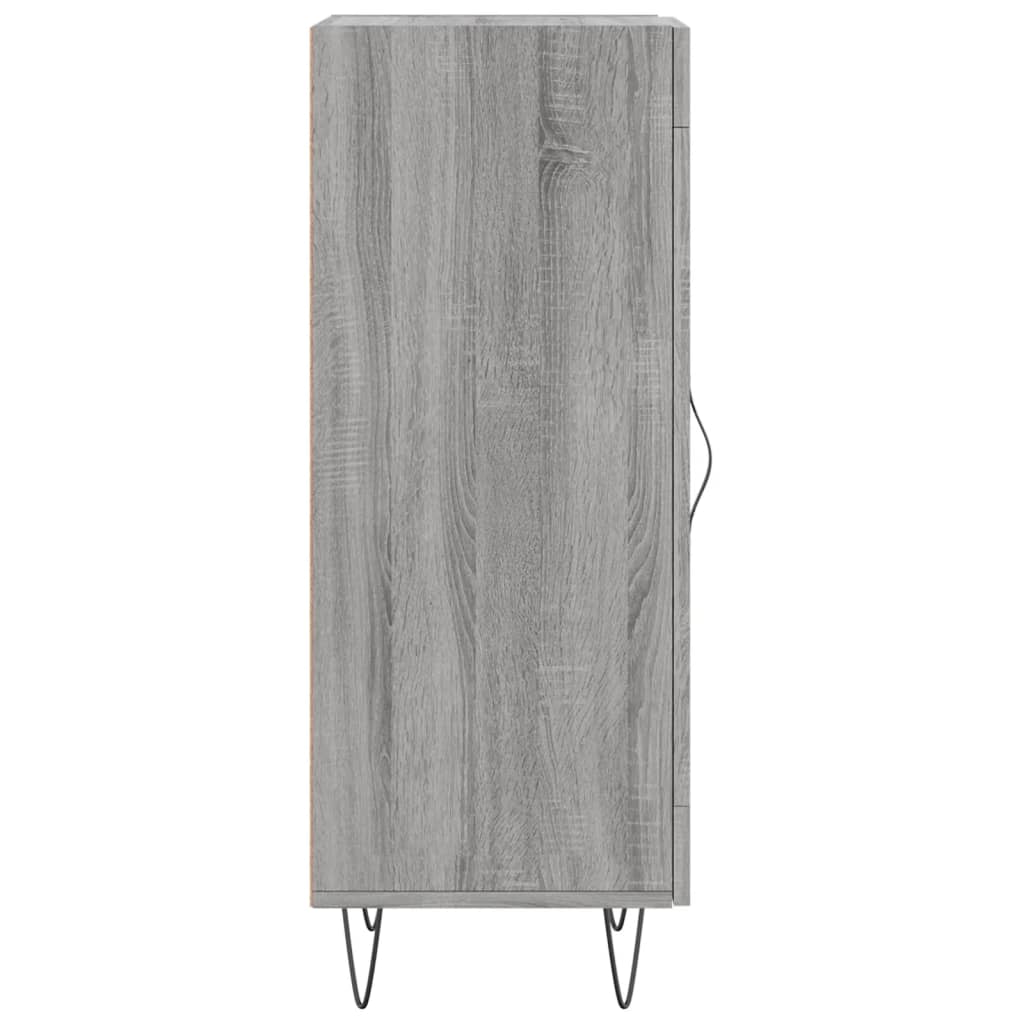 vidaXL Servantă, gri sonoma, 34,5x34x90 cm, lemn compozit vidaXL Servantă, gri sonoma, 34,5x34x90 cm, lemn compozit