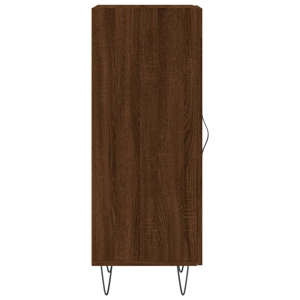 vidaXL Servantă, stejar maro, 34,5x34x90 cm, lemn compozit vidaXL Servantă, stejar maro, 34,5x34x90 cm, lemn compozit