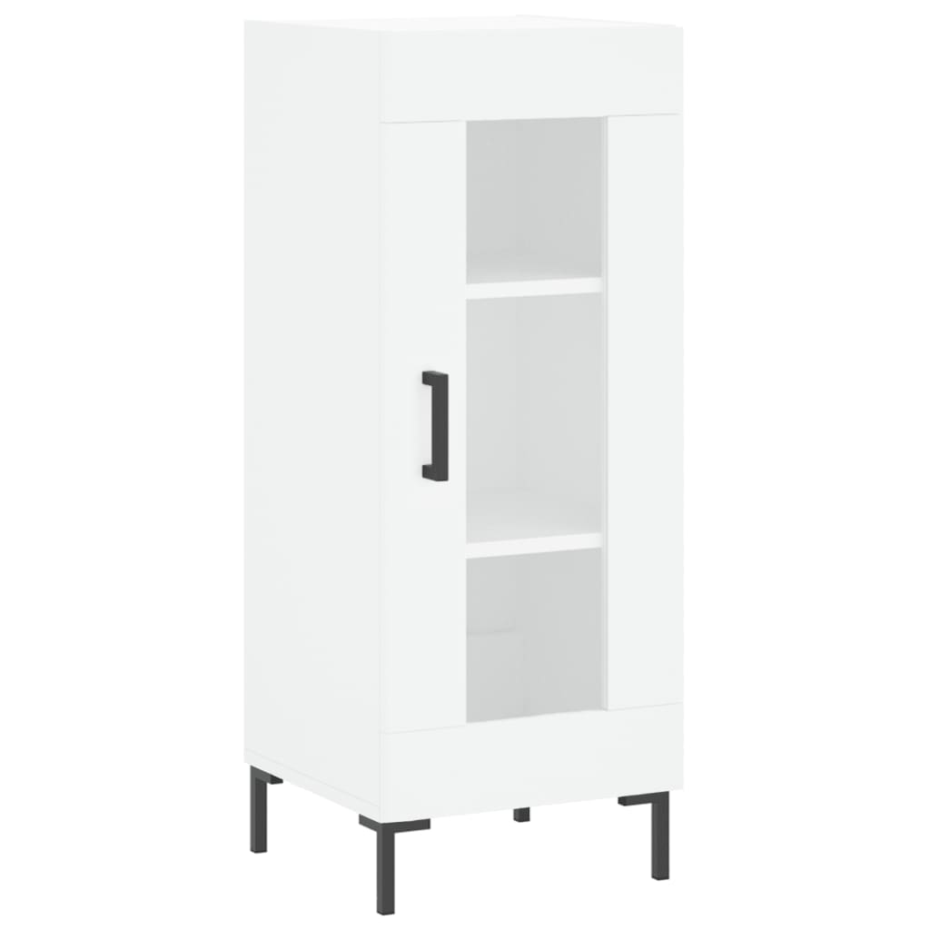 vidaXL Servantă, alb, 34,5x34x90 cm, lemn compozit vidaXL Servantă, alb, 34,5x34x90 cm, lemn compozit