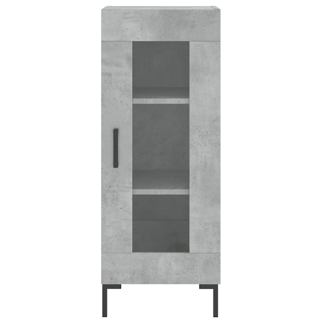 vidaXL Servantă, gri beton, 34,5x34x90 cm, lemn compozit vidaXL Servantă, gri beton, 34,5x34x90 cm, lemn compozit
