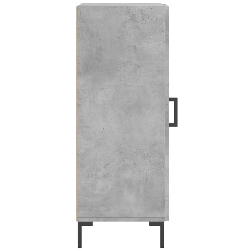 vidaXL Servantă, gri beton, 34,5x34x90 cm, lemn compozit vidaXL Servantă, gri beton, 34,5x34x90 cm, lemn compozit