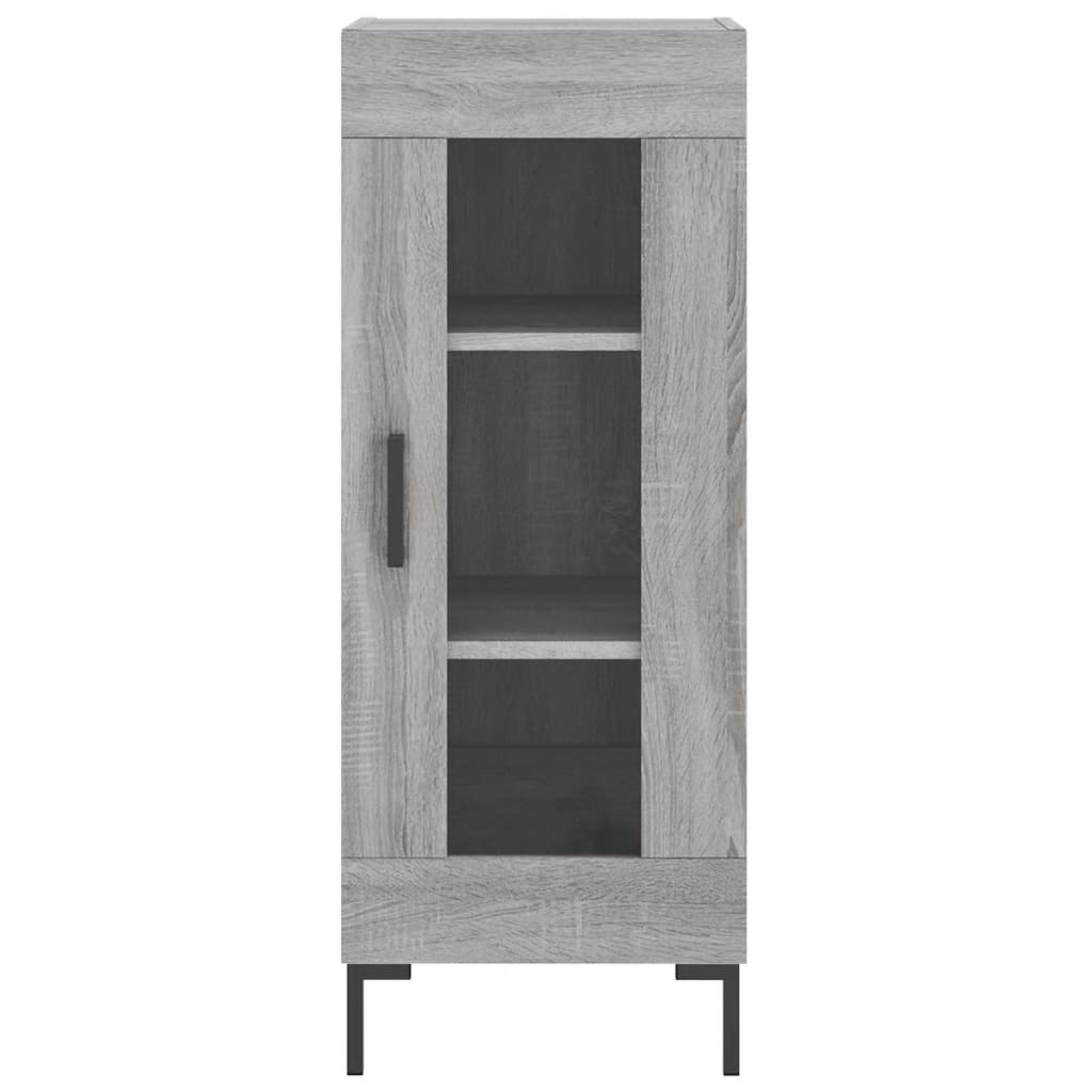 vidaXL Servantă, gri sonoma, 34,5x34x90 cm, lemn compozit vidaXL Servantă, gri sonoma, 34,5x34x90 cm, lemn compozit