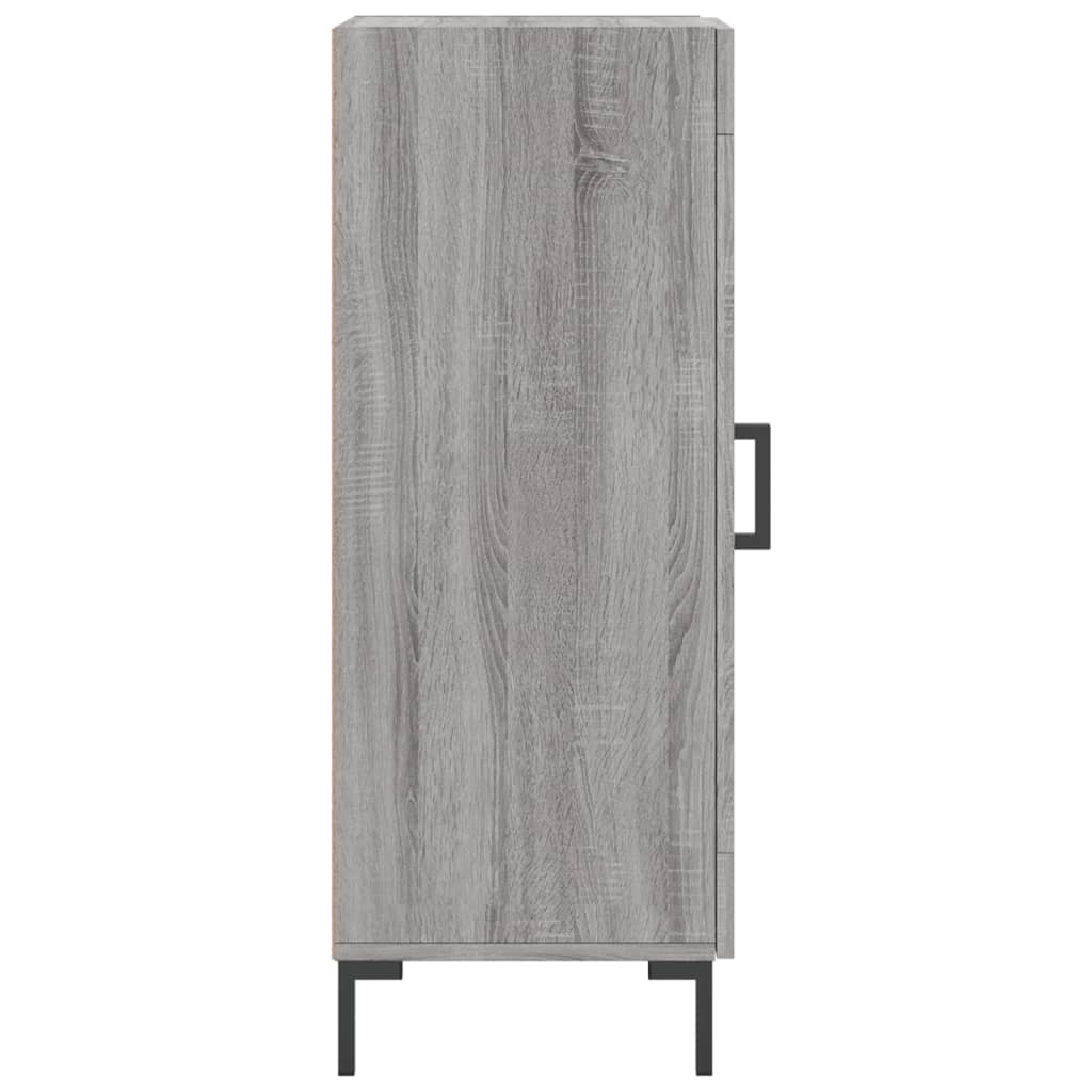 vidaXL Servantă, gri sonoma, 34,5x34x90 cm, lemn compozit vidaXL Servantă, gri sonoma, 34,5x34x90 cm, lemn compozit