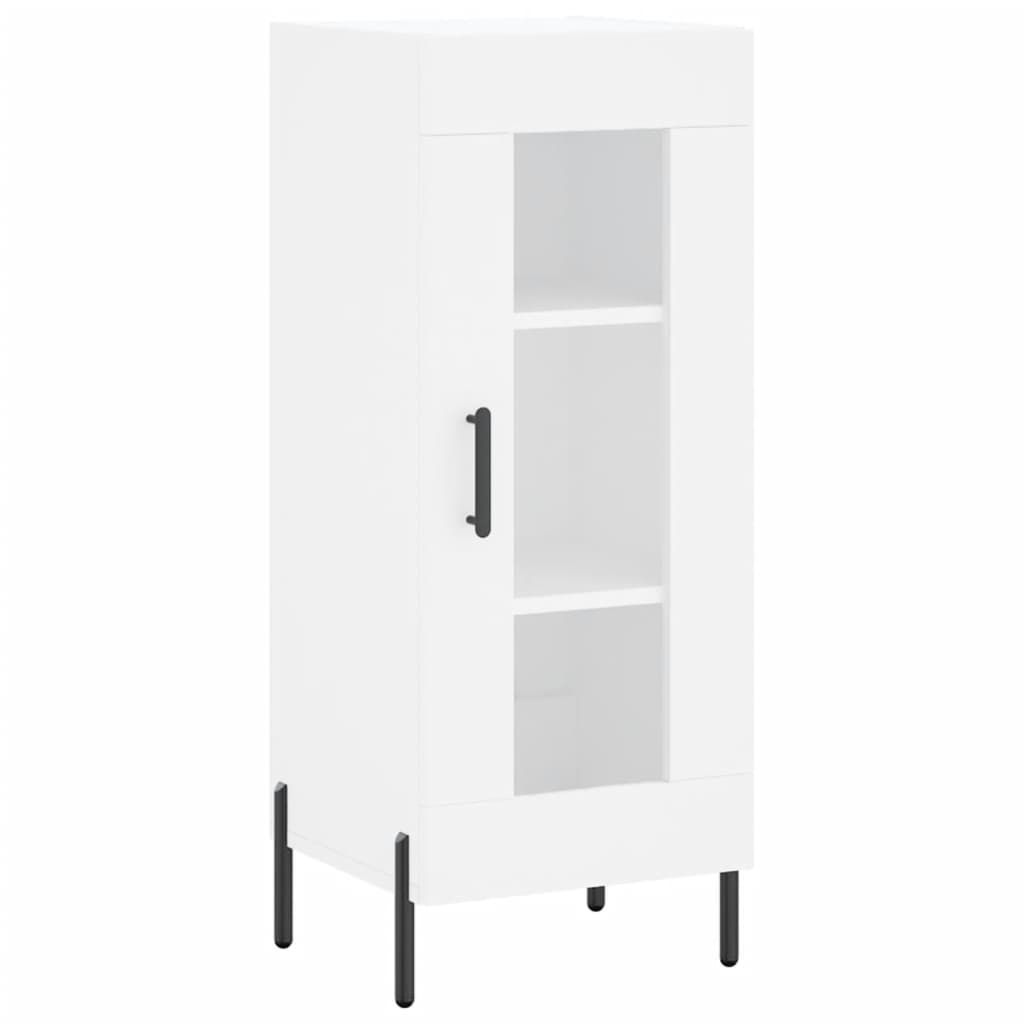 vidaXL Servantă, alb, 34,5x34x90 cm, lemn compozit vidaXL Servantă, alb, 34,5x34x90 cm, lemn compozit
