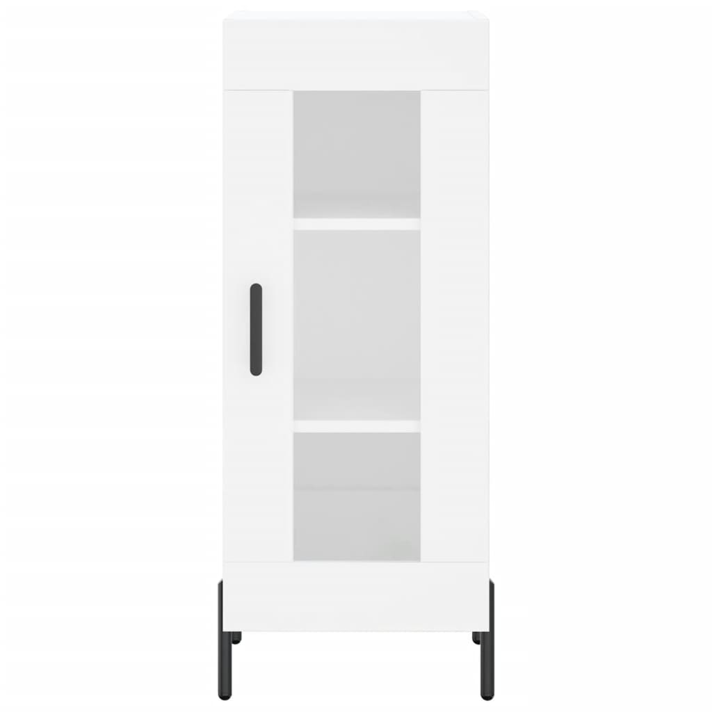 vidaXL Servantă, alb, 34,5x34x90 cm, lemn compozit vidaXL Servantă, alb, 34,5x34x90 cm, lemn compozit