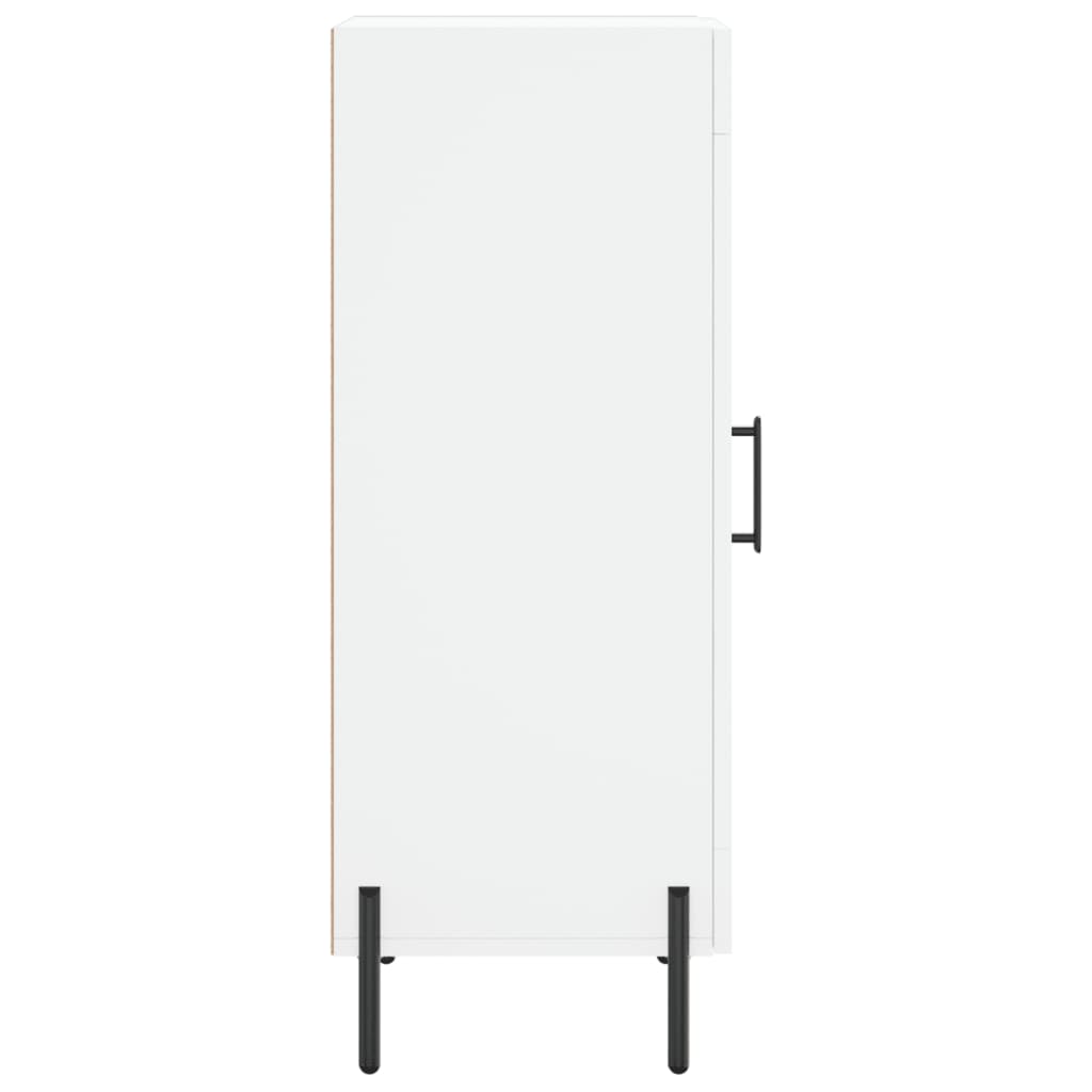 vidaXL Servantă, alb, 34,5x34x90 cm, lemn compozit vidaXL Servantă, alb, 34,5x34x90 cm, lemn compozit