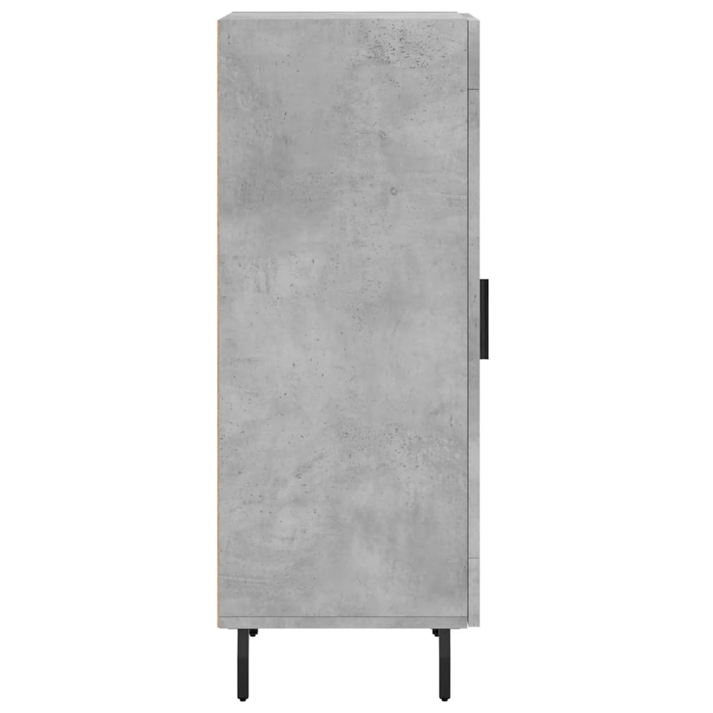 vidaXL Servantă, gri beton, 34,5x34x90 cm, lemn compozit
