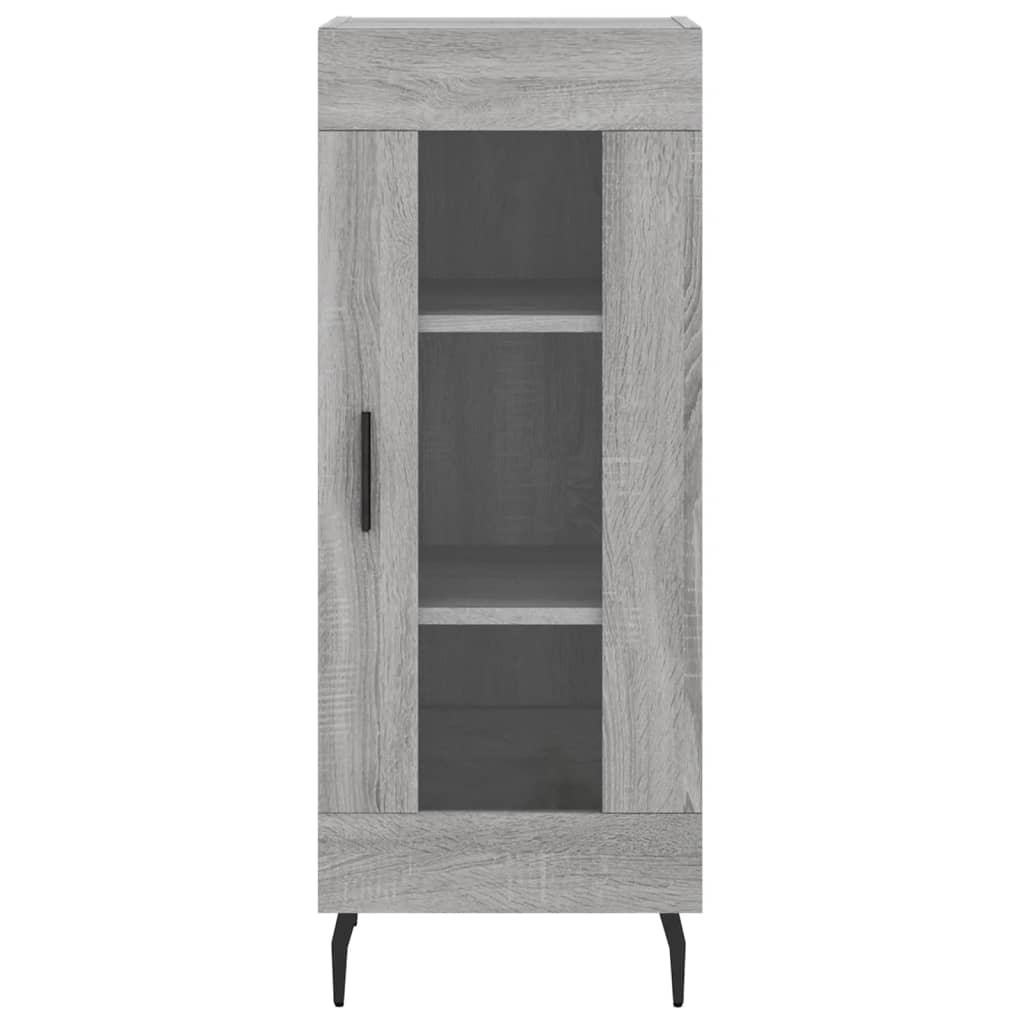 vidaXL Servantă, gri sonoma, 34,5x34x90 cm, lemn compozit vidaXL Servantă, gri sonoma, 34,5x34x90 cm, lemn compozit