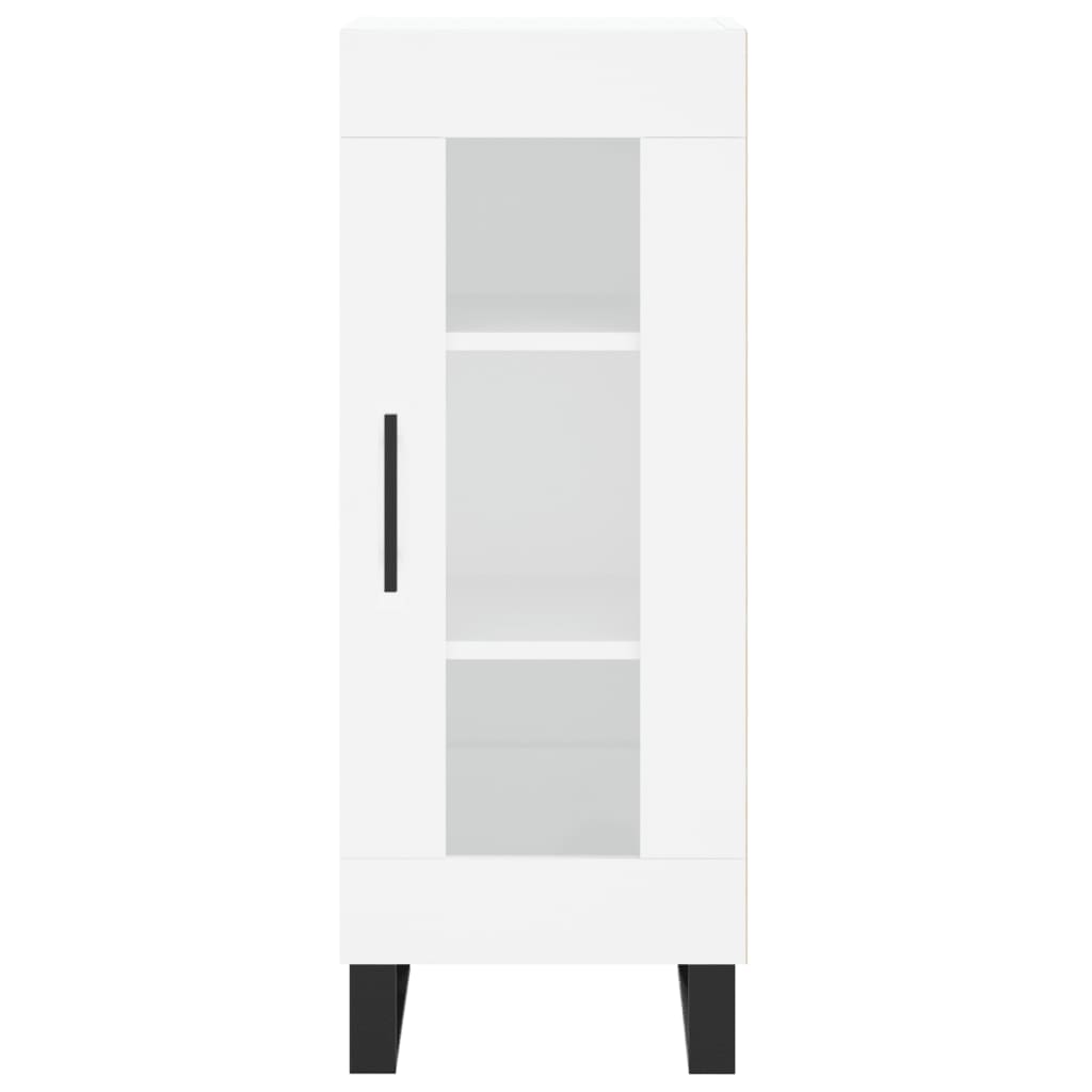 vidaXL Servantă, alb, 34,5x34x90 cm, lemn compozit vidaXL Servantă, alb, 34,5x34x90 cm, lemn compozit