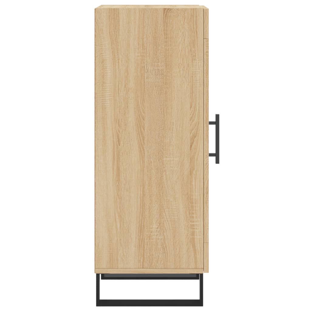 vidaXL Servantă, stejar sonoma, 34,5x34x90 cm, lemn compozit