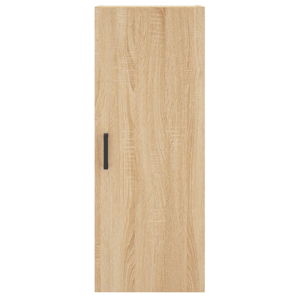 vidaXL Dulap montat pe perete, stejar sonoma, 34,5x34x90 cm